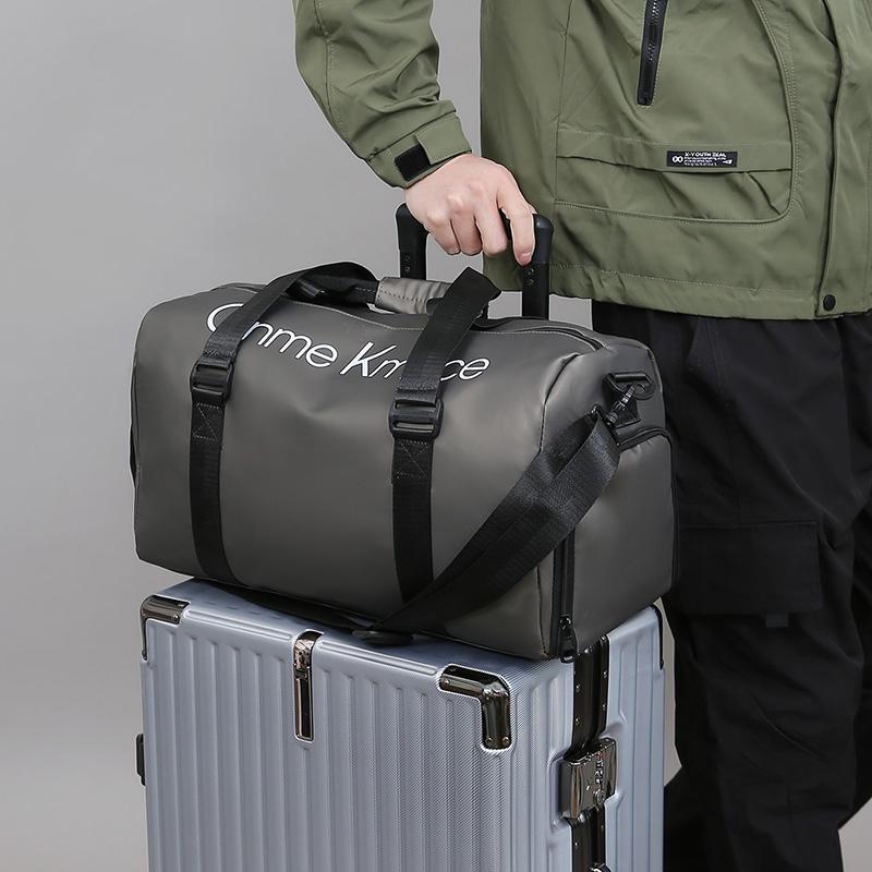 Новая большая вместительная дорожная сумка унисекс, водонепроницаемая спортивная сумка для фитнеса с коробкой для обуви, сумки для плавания с разделением на сухую и влажную одежду