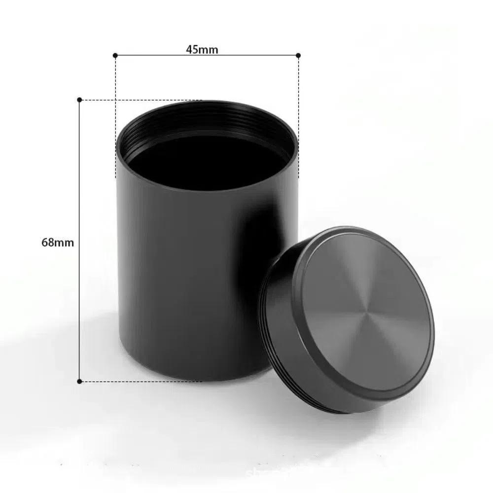 Solid Color Sealed Jar Moisture-proof Metal Box Portable Tea Can  Travel