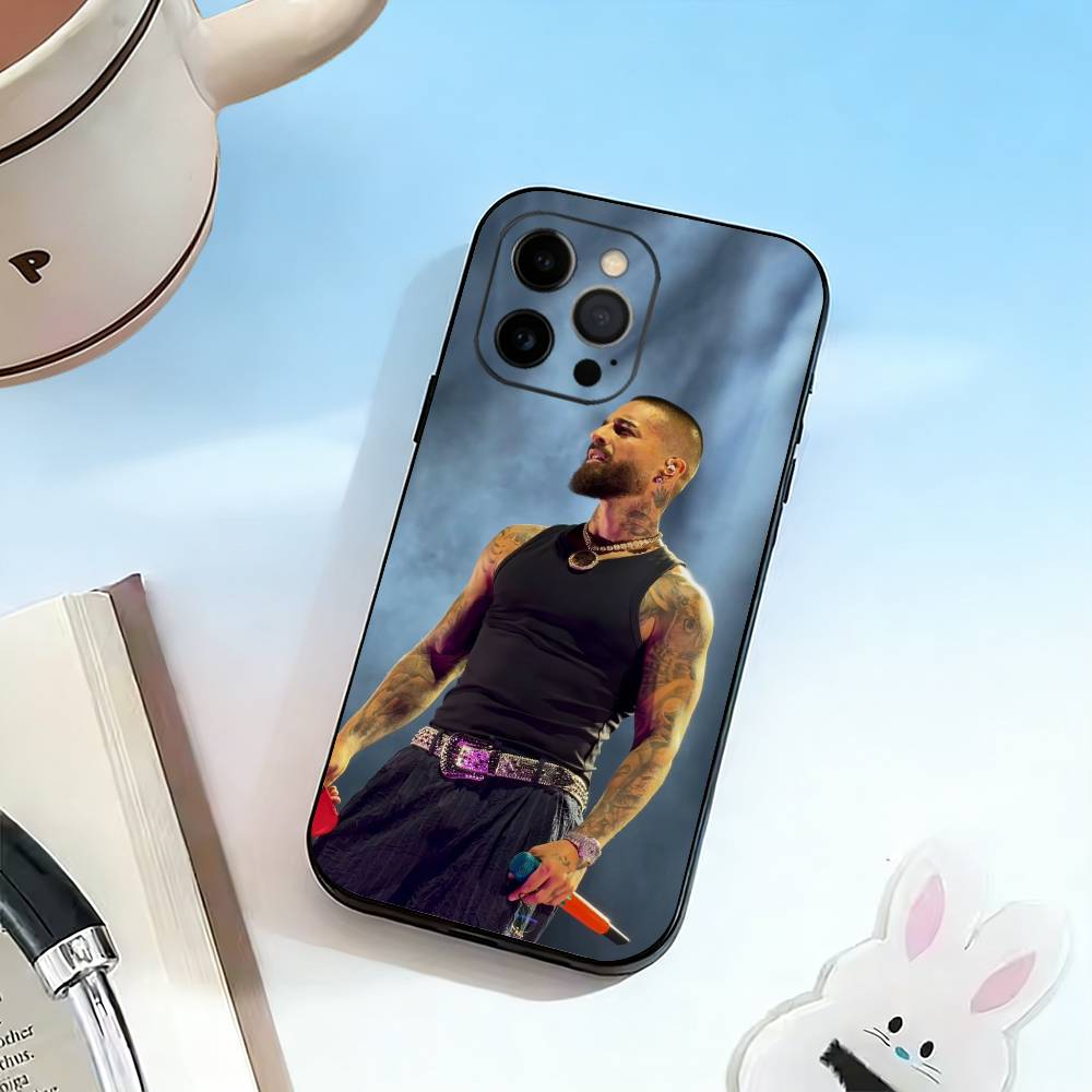 Singer-M-Maluma Phone Case For iPhone 17, 16,15,14,13,12,11 Plus,Pro Max, Others Soft Black Cover