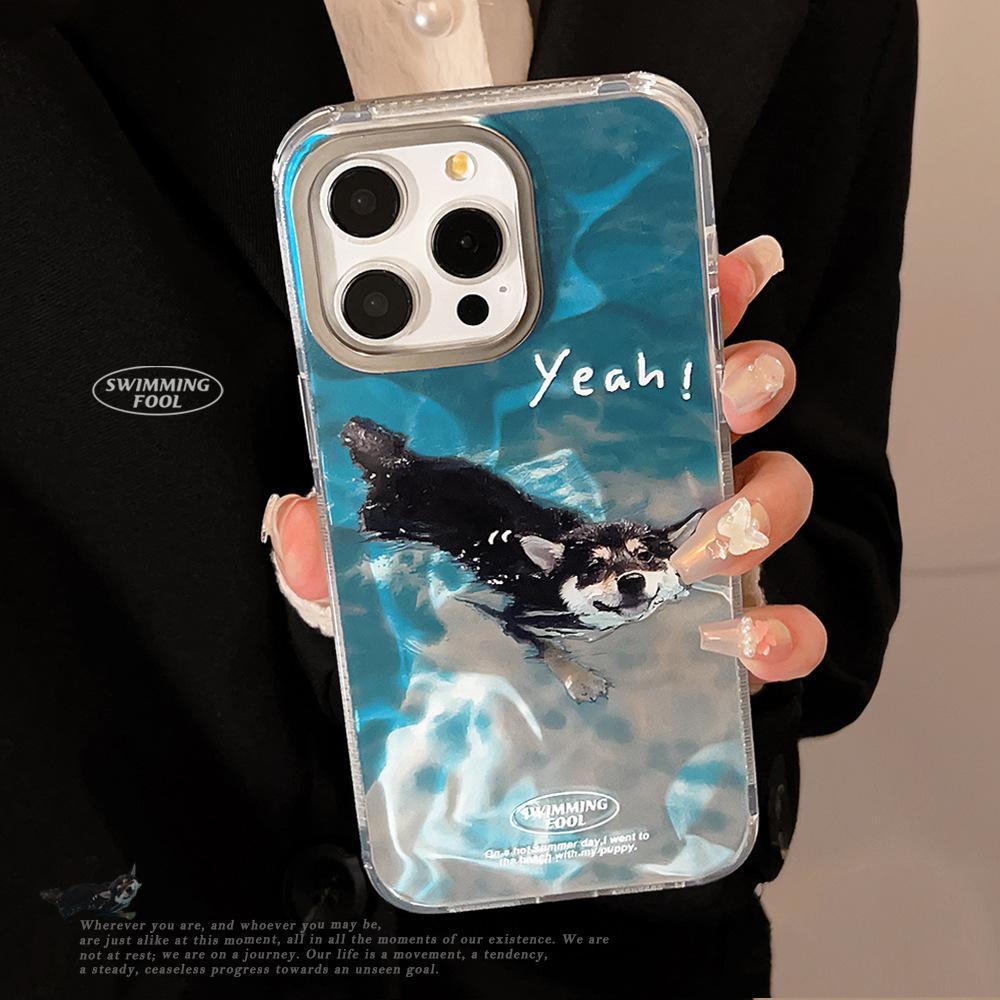 Милый чехол с шиба-ину для iPhone 16 iPhone 17 iPhone 17 Pro Max