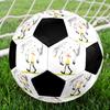 Pippi Longstocking Indoor Soccer Ball Colorful Machine Stitched PVC Size 5 Team Training Competition Ready Durable High-Bounce Cool Sports Gift
