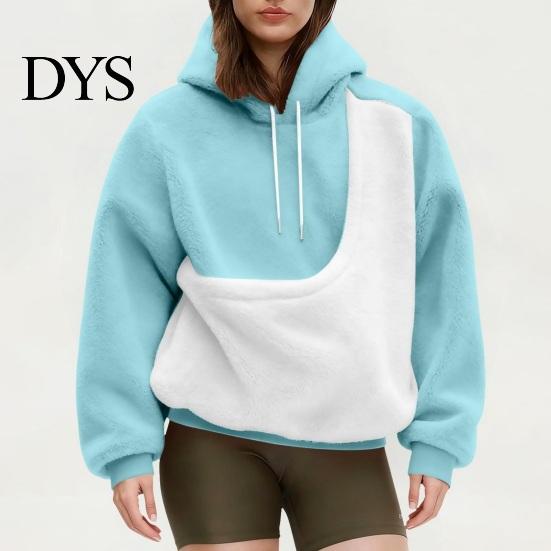 Pet Friendly Lounge Hoodie Pouch Hoodie, Oversized Cat Dog Carrier Sweatshirt, Fleece Lined Long Portable Puppy Top Sleeve Pullover with Large Pocket