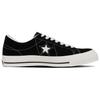 Converse ONE STAR Sude Suede Soft And Comfortable Low top Skateboard Shoes Unisex Black Japan Version 35200860