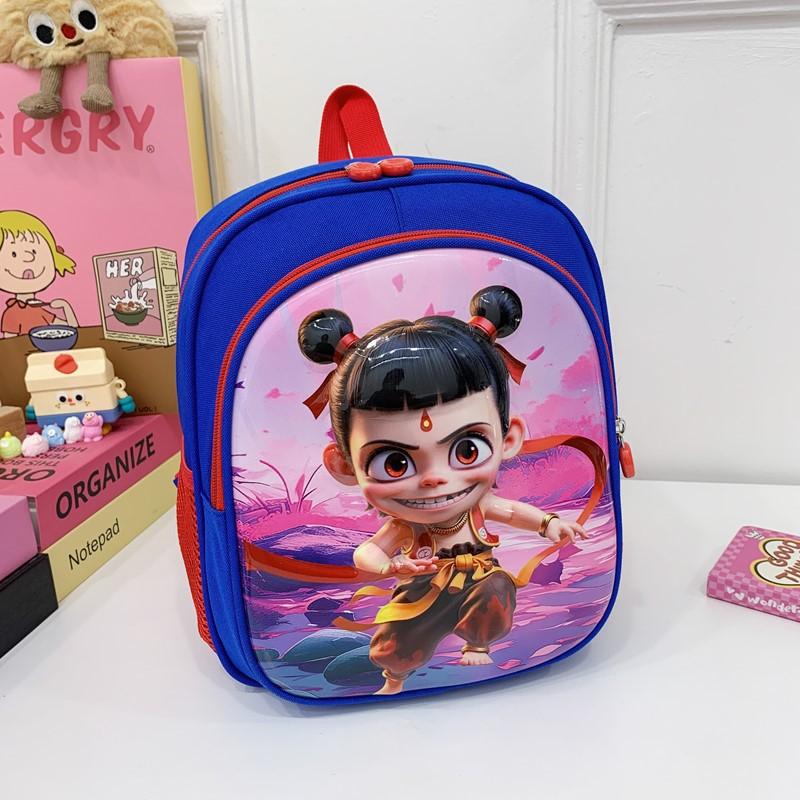 National Manga Cartoon Boys And Girls Backpack Kindergarten Primary School Students Schoolbag Foreign Style Printing Large Capacity Backpack