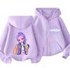 Kpop Demon Hunters Zip Up Sweatshirts Hoodie Coat Children Clothes Kid Girl Boy Sweatshirt Y2k Hoody Baby Casual Top