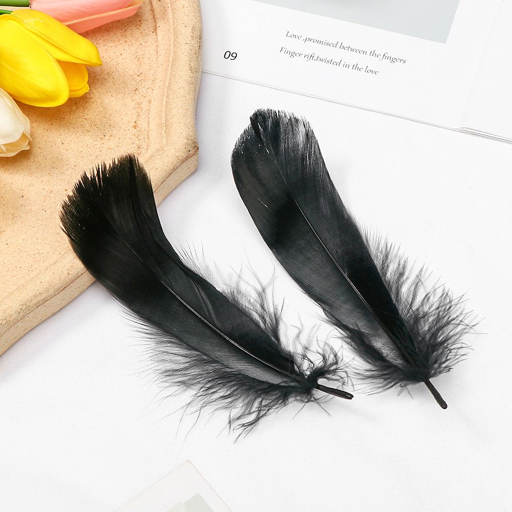 Natural Color Wedding Ornaments Costume Decoration Goose Feathers Home Decoration Colorful Feather