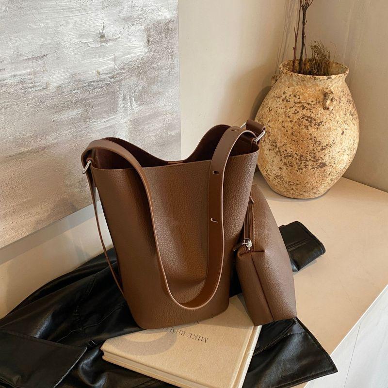 Tooxika Французская ретро сумка-ведро большой вместимости новая универсальная сумка сумка-мессенджер