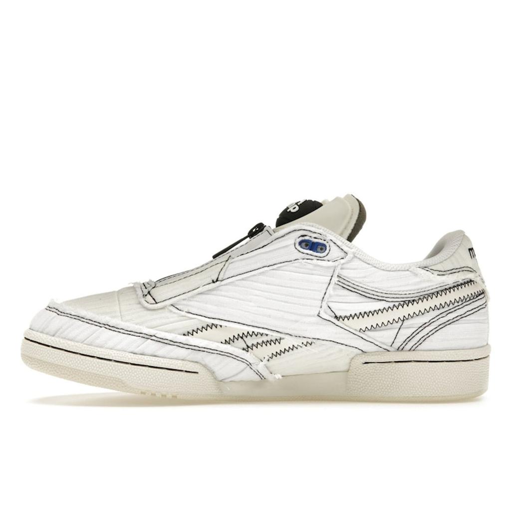 Market x Reebok Club C 85 Pump Мел Черный Унисекс Кроссовки Кремово-белый Основной черный 100069832