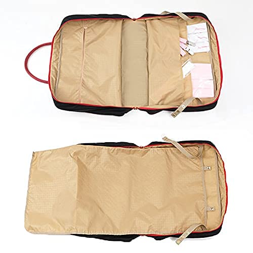 Киото Кимоно Юдзен Сумка для переноски кимоно, Идеально подходит для церемоний совершеннолетия и путешествий, Сумка для кимоно из натуральной кожи, Стандартный размер (Черный x Синий)