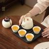 Chaxun Ru Kiln Portable Tea Set