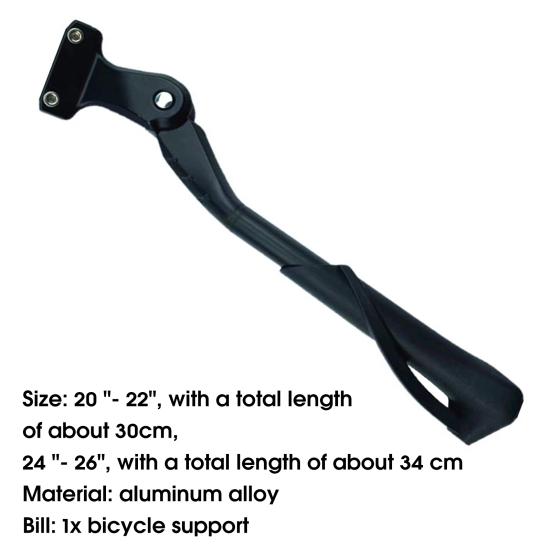 Bike Parking Kick Universal Adjustable Wear-resistant MTB Bicycle Kickstand Leg Rack Bike Accessories