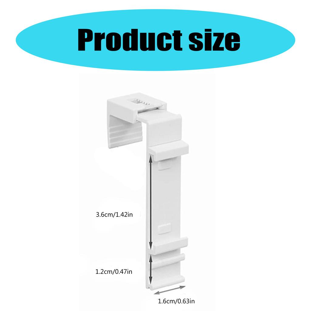 Крепежные кронштейны для рулонных штор Регулируемые, простая установка Держатель рулонных штор Детали для ремонта оконных жалюзи Без сверления