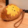 PP Cotton Sweet Potato Keychain Soft Plush Doll Key Ring  Festival Gifts