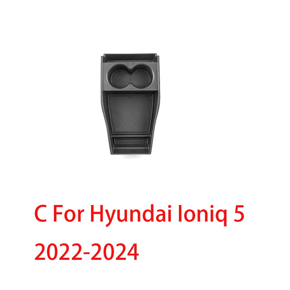 For Hyundai Ioniq 5 -2024 Car Special Central Storage Box Cup Holder Storage Box Accessories LHD