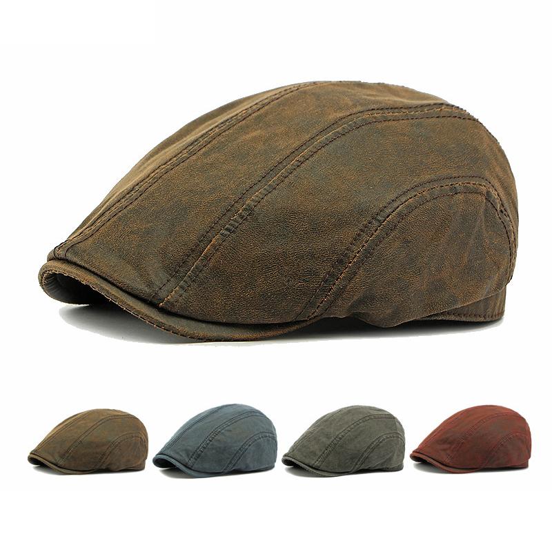 Осенне-зимняя кепка мужская берет британская винтажная кепка Forward Cap