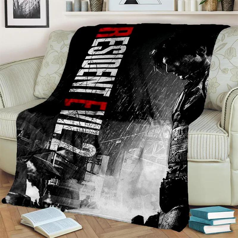 3D R-Resident Evil Gamer Games Одеяло, мягкое одеяло для дома, спальни, кровати, дивана, пикника, путешествия, офиса, отдыха, одеяло, детское одеяло