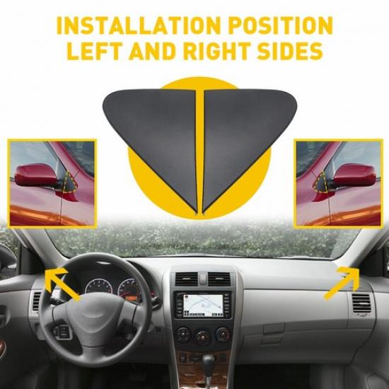Для Toyota Corolla 2008-2013 Левая и Правая Накладка на Угол Крыла Бокового Зеркала