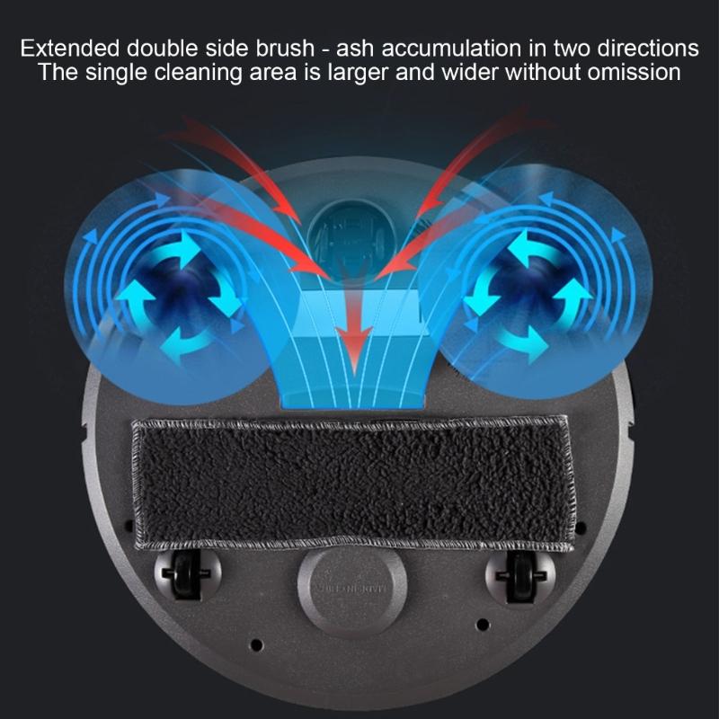 Робот-пылесос, автоматический подметальный робот для мытья полов, шерсти домашних животных, ковров, твердых полов, мощное всасывание