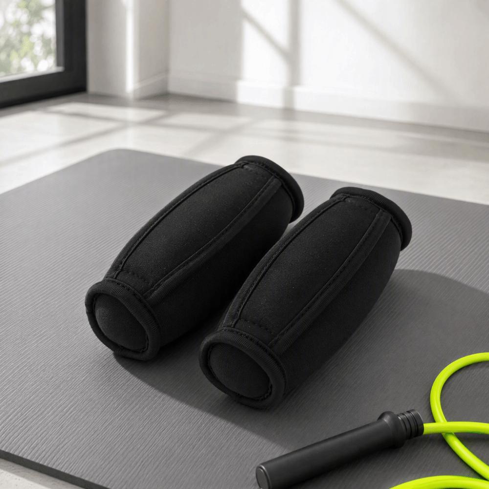 2pcs Soft Shell Material Handheld Soft Dumbbells Hand Strap Dumbbells Walking Exercise