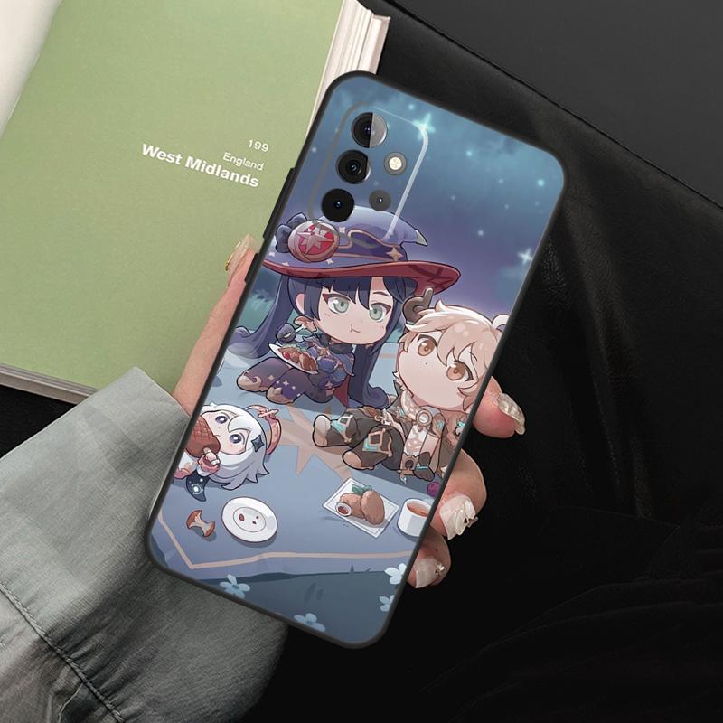 Genshin Impact Chibi For Samsung Galaxy A16 A06 A56 A36 A26 A05 A22 A32 A52 A54 A34 A14 A55 A15 A53 A33 A35 Case