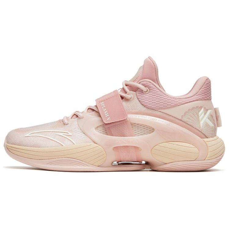 Anta Баскетбольные кроссовки Water Flower 5 Hawaii Hotel с амортизацией, нескользящие, износостойкие, мужские, розовые 112321108-3
