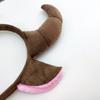 Креативная повязка на голову с рогом коровьего молока, костюм животного для косплея, повязка для волос, реквизит для вечеринки