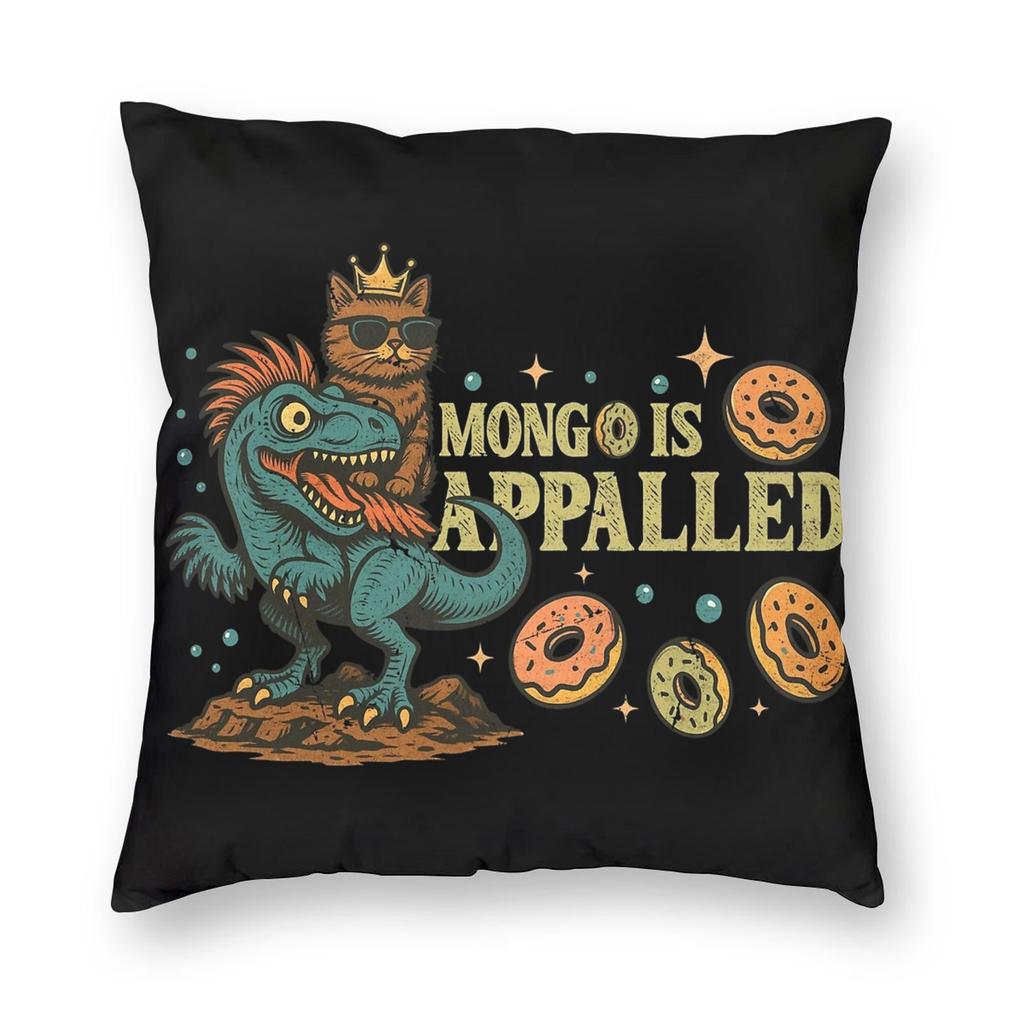 Mongo Is Appalled Pillowcase Printed Polyester Cushion Cover Decorative Dungeon Crawler Carl Throw Pillow Case Cover Home Zipper