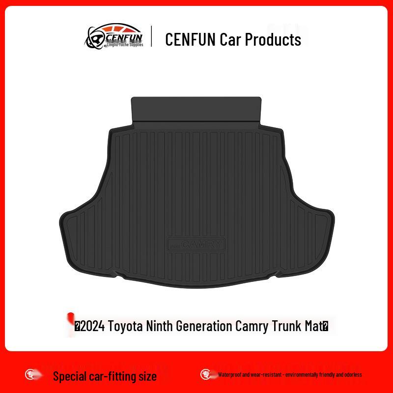 Экологичные коврики TPE для пола и коврик в багажник для Toyota Camry 2024 года (9-е поколение) - Ковер Галактика