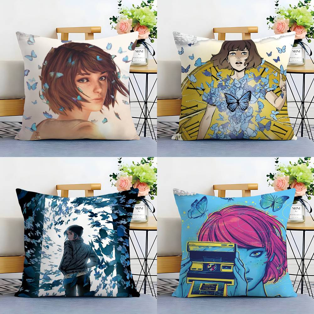 Life Is S-Strange Pillow Case Plush Fabric Soft Double Sided Print Sofa Cushion Cover Throw Pillow Covers