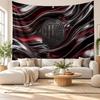 AC Milan Wall Tapestry, Soft Fabric Wall Hanging, Decorative Backdrop For Bedroom Home Wall Art