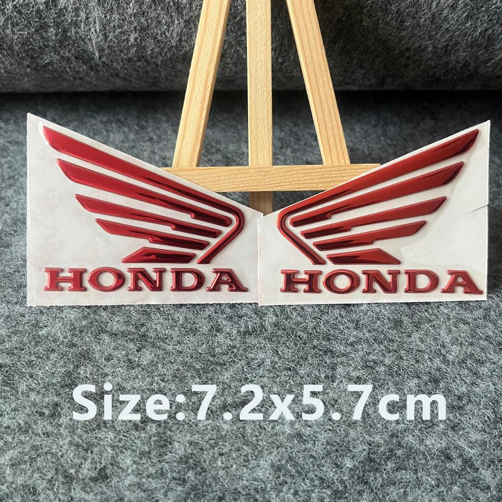 3D Стикеры Логотип Honda Наклейки на Крыло Бака