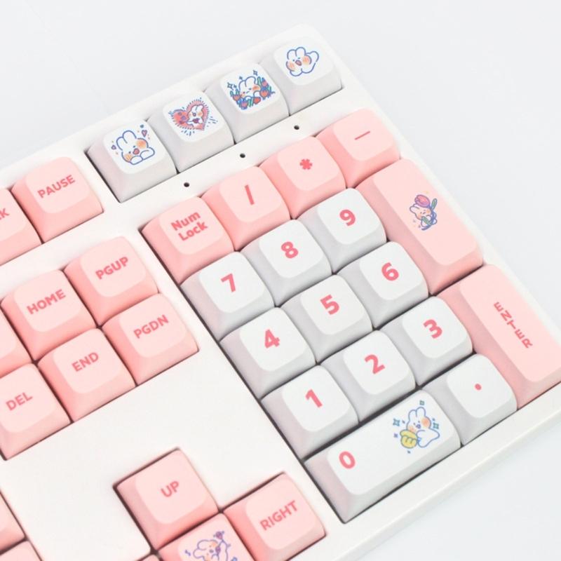 Набор колпачков для клавиш 138 клавиш XDA Profile PBT Dye Sublimation для механической игровой клавиатуры - MX hes Keypad