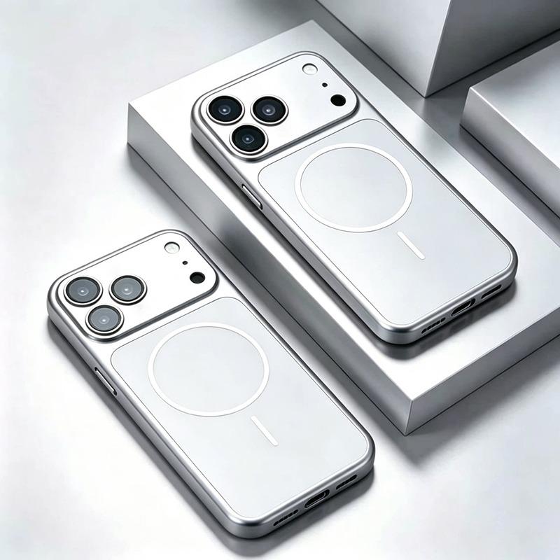 Роскосный ПК Для Magsafe Чехол Для Телефона Для 18 17 16 15 14 13 Pro Max Магнитный Жесткий Полная Защита Линз Тонкий Чехол funda