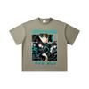 260 GSM Double Yarn 32 Count 100% Cotton Demon Slayer V8 Mitsuri Print Unisex Heavy Cotton T Shirt