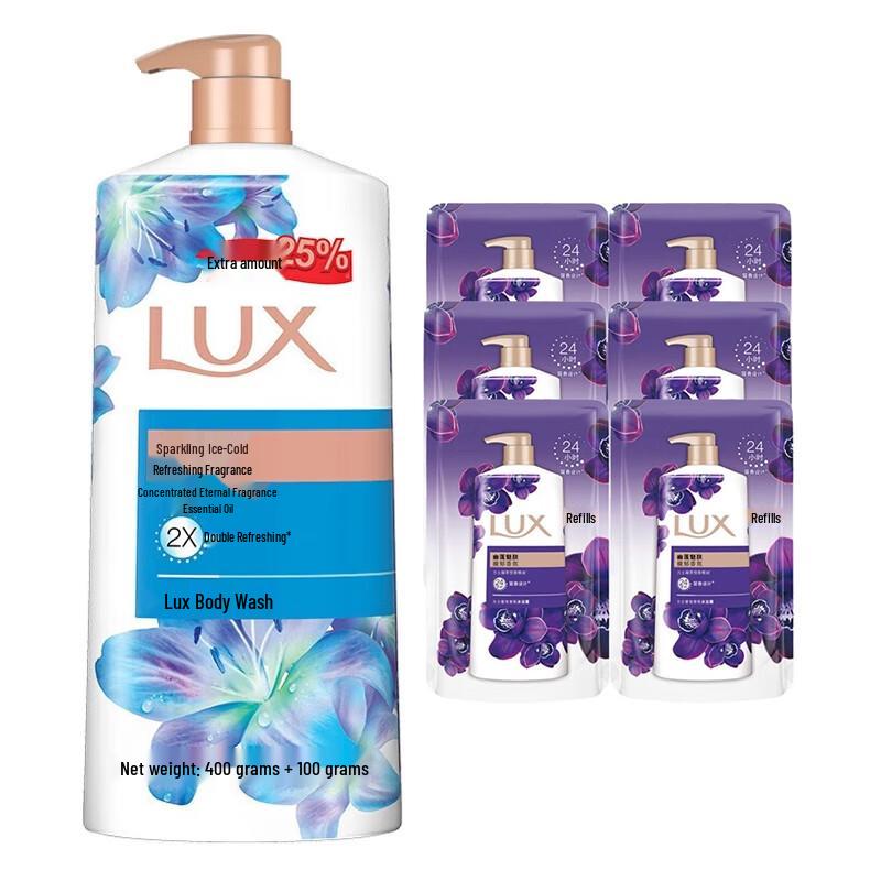 Lux Sparkling Ice Cool Shower Gel Multi-Pack