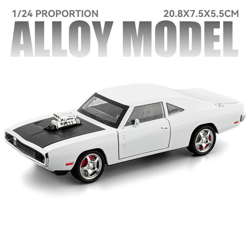 1:24 Зарядное устройство SRT Hellcat Модель игрушечного автомобиля Колесо Рулевое управление Амортизация Модели спортивных автомобилей Игрушки Коллекционный предмет для детей
