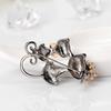 Fashion Jewelry Shiny Cute Double Cats Kitten Crown Brooch Pin Gift