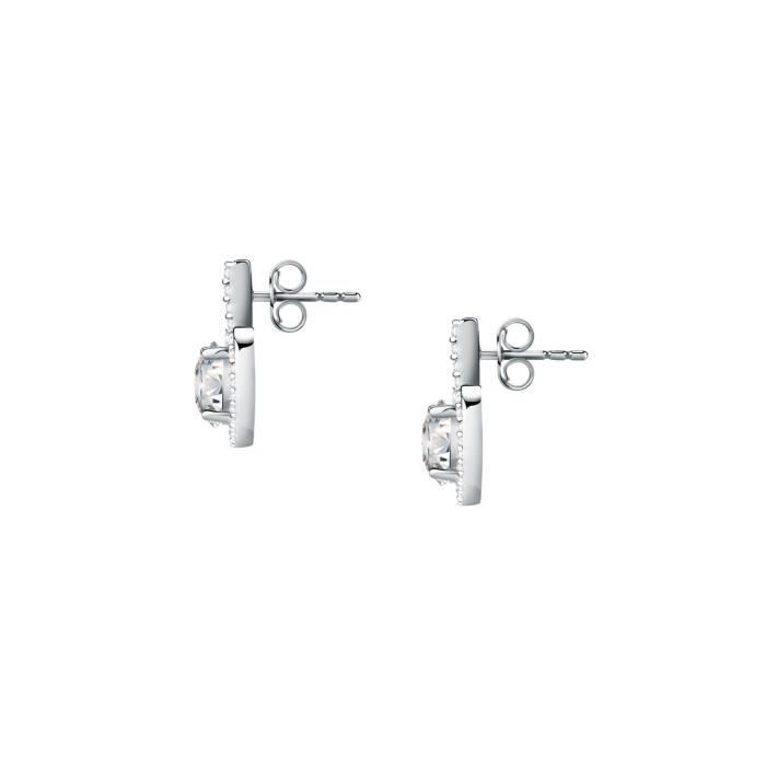 Boucles d'oreilles MORELLATO en Argent 925/1000 Blanc et Oxyde Blanc - 241785