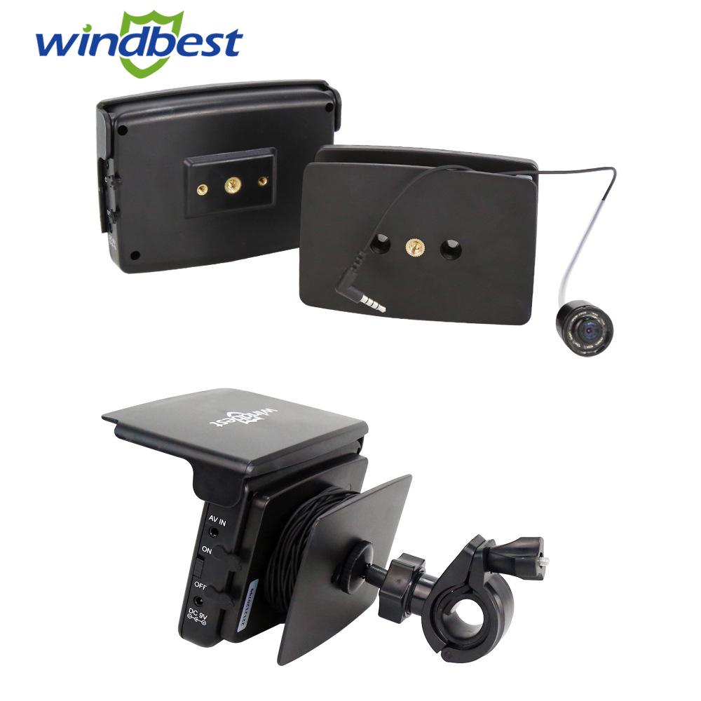 Рыбопоисковый эхолот с камерой для подводной съемки 4,3 дюйма с функцией обнаружения якоря