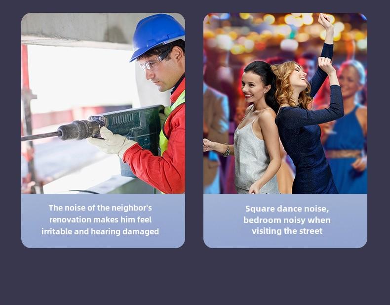 BNRU Звукоизоляционные наушники с маской для глаз и берушами для сна и снижения шума