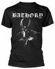 Официальная футболка Bathory Черный Козел Мужская Металл Панк-Рок Новая