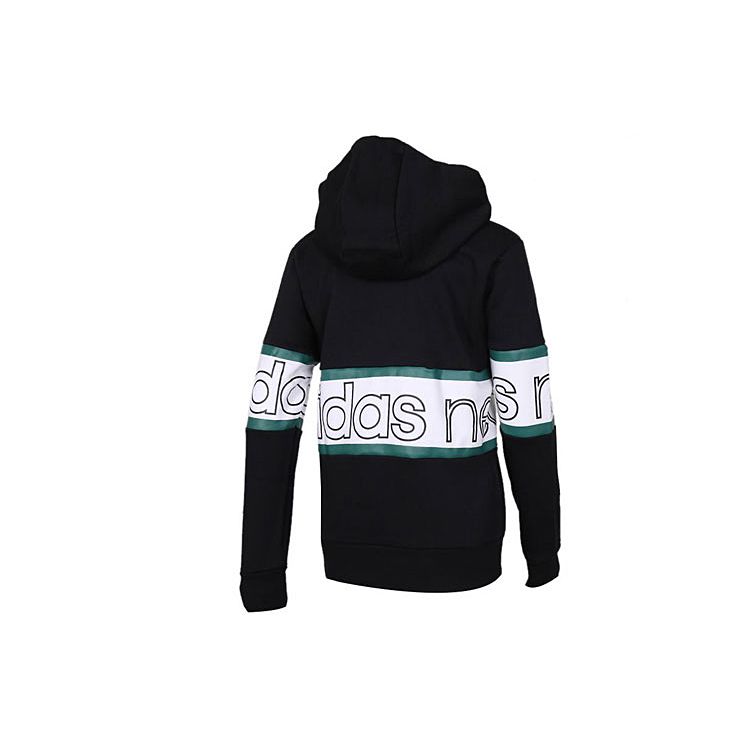 adidas Neo Womens пуловер с капюшоном женские толстовки черные EI4361
