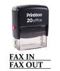 Printtoo FAX IN FAX OUT Самостоятельная печать резиновой печатью Офисные канцелярские товары на заказ