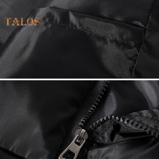 Мужской жилет с воротником-стойкой, безрукавка, пальто с карманами, застежка-молния, теплый, удобный пуховый жилет