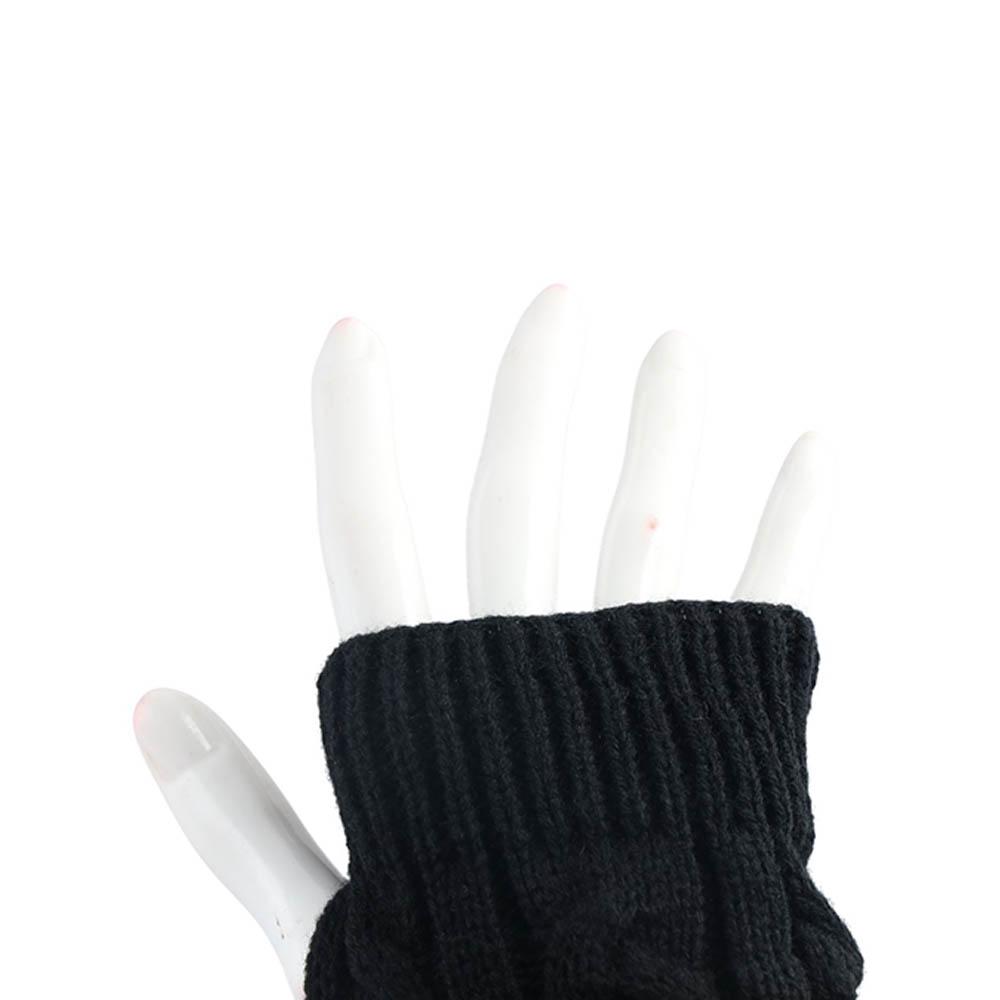 Twists Gloves Knitted Gloves Half Finger Gloves Fashion Wool Gloves Outdoor