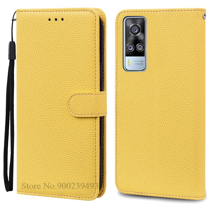 Для Vivo Y31 2021 Чехол V2036 Чехол-книжка с кошельком Для Vivo Y51 Y51A V2030 Y 51 31 Чехол VivoY31 Для Vivo Y33 Y53S 4G Мягкая обложка Funda