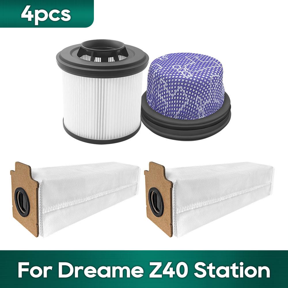 Совместимо для аксессуаров станции Dreame Z40, HEPA-фильтр, пылесборник