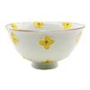 Imari Ware Rice Bowl Rice Bowl Flower Yellow 13cm Hana Yellow Floret Tokushichigama Made In Japan 480062