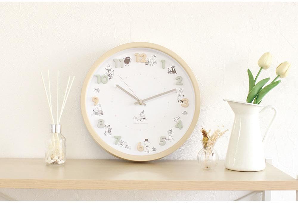 Часы настенные Tees Factory Moomin Icon бежевые MO-5520472BE