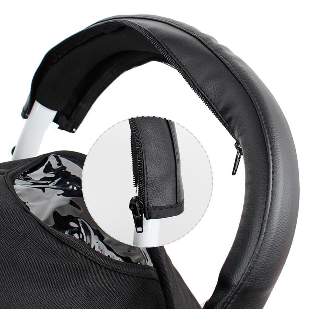 Handle Covers Baby Stroller Handle Cover Pushchair Armrest Case Protective Cover Pu Protective